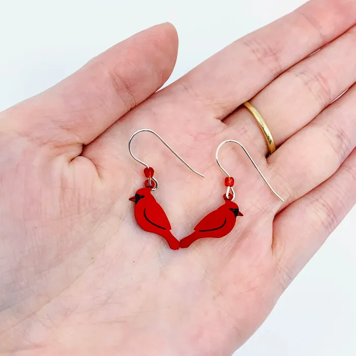 Sienna Sky Tiny Whimsical Earrings Cardinal Earrings Sienna Sky Tiny Whimsical Earrings Cardinal Earrings