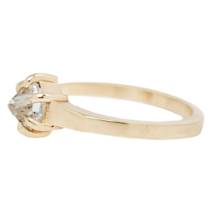 Small Quartz Hexagon Ring Lauren Wolf Jewelry Rings