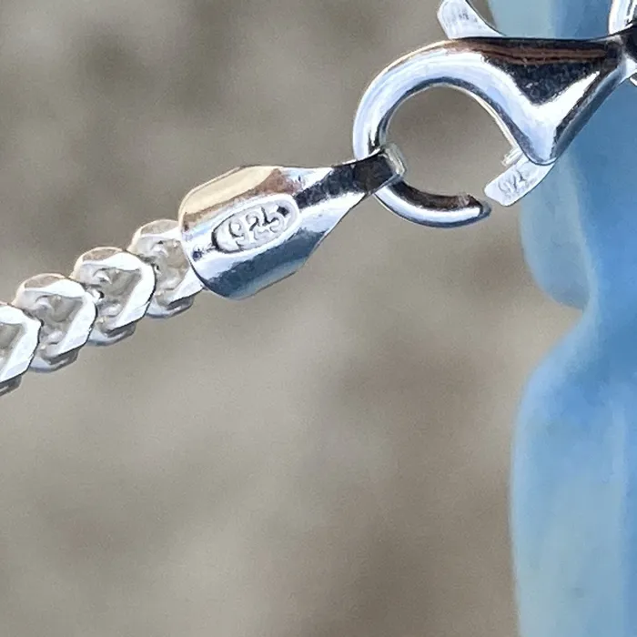 Solid 925 Sterling Silver Franco Chain Necklace Italy 2MM 1624 Bling Cartel Necklaces Solid 925 Sterling Silver Franco Chain Necklace Italy 2MM 1624 Bling Cartel Necklaces