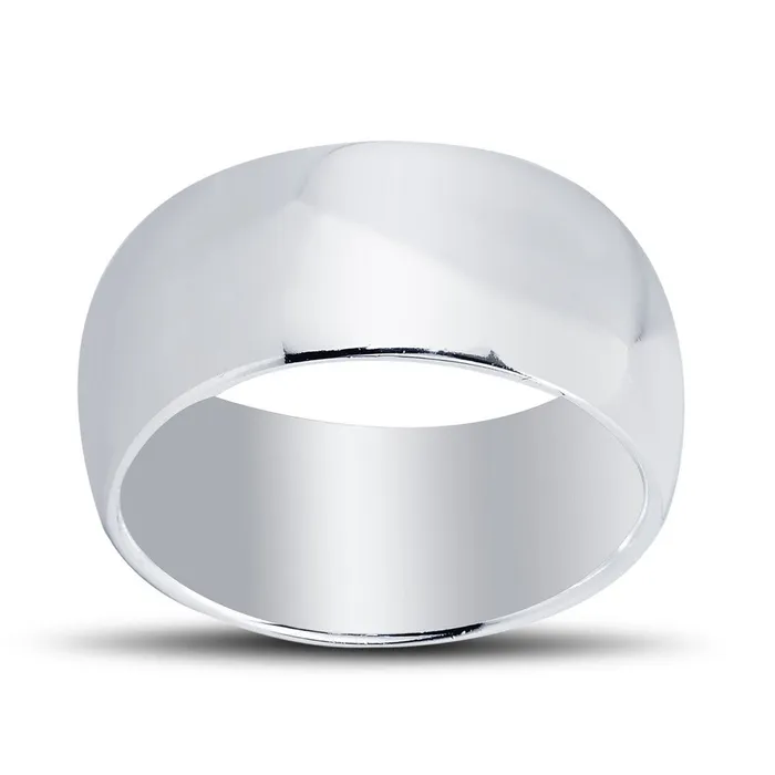 Sterling Silver 10mm Band Ring R10 Classic Rings