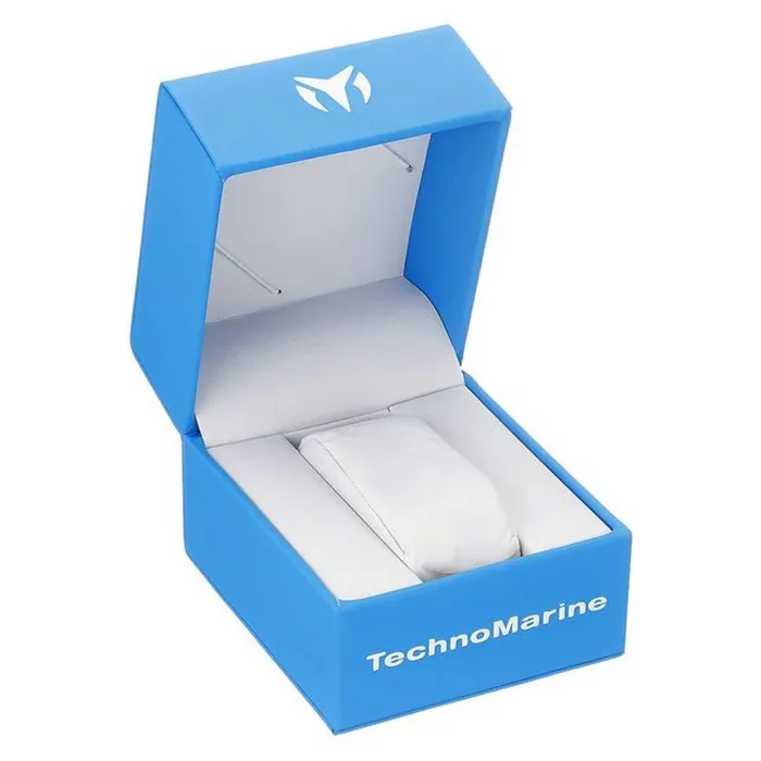 TechnoMarine Bracelets Technomarine Womens Chrono Watch Manta Ray Blue Dial Rose Gold Bracelet TM219102