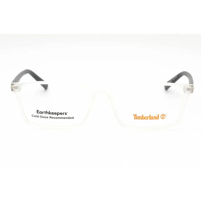 Timberland Rings Timberland Mens Eyeglasses Crystal Plastic Rectangular Full Rim Frame TB1732 026