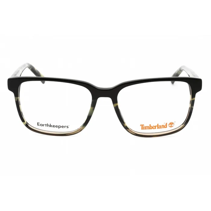 Timberland Timberland Mens Eyeglasses Coloured Havana Acetate Square Full Rim TB1788 055 Rings