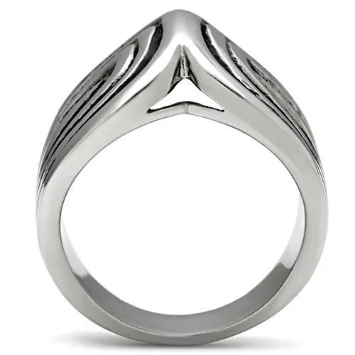 TK521 High polished no plating Stainless Steel Ring with No Stone Alamode Rings