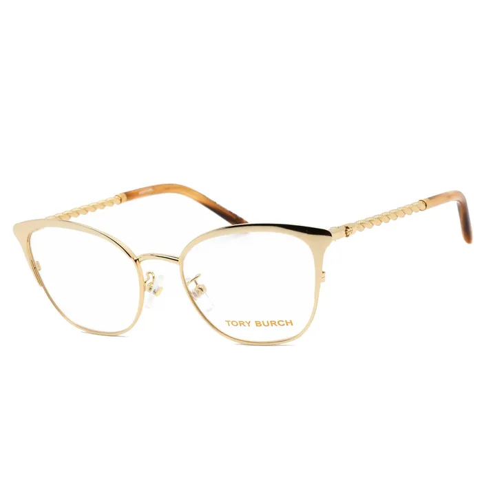 Tory Burch Tory Burch Womens Eyeglasses Shiny Gold Cat Eye Frame Demo Lens 0TY1076 3343 Earrings Tory Burch Tory Burch Womens Eyeglasses Shiny Gold Cat Eye Frame Demo Lens 0TY1076 3343 Earrings