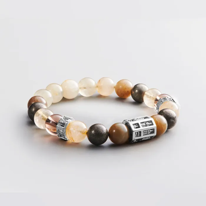 Triple Wealth Abacus Bracelet The Bounty Hoseiki Jewelry Bracelets