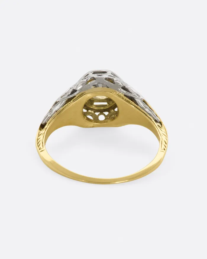 Victorian Filligree Diamond Ring EXCALIBUR Rings Victorian Filligree Diamond Ring EXCALIBUR Rings