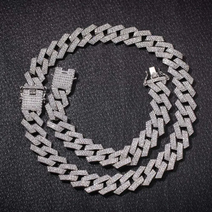 VVS Jewelry Bracelets Extra Thicc 20mm Miami Prong Cuban Chain FREE Bracelet VVS Jewelry Bracelets Extra Thicc 20mm Miami Prong Cuban Chain FREE Bracelet