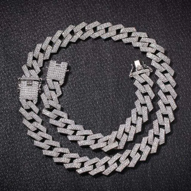 VVS Jewelry Bracelets Extra Thicc 20mm Miami Prong Cuban Chain FREE Bracelet VVS Jewelry Bracelets Extra Thicc 20mm Miami Prong Cuban Chain FREE Bracelet