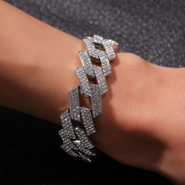 VVS Jewelry Bracelets Extra Thicc 20mm Miami Prong Cuban Chain FREE Bracelet VVS Jewelry Bracelets Extra Thicc 20mm Miami Prong Cuban Chain FREE Bracelet