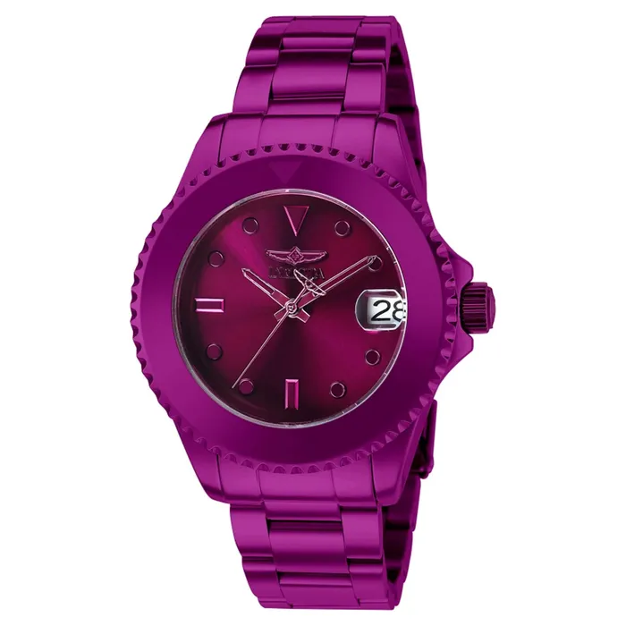 Watches Invicta Invicta Womens Automatic Watch Pro Diver Rotating Bezel Burgundy Dial 38315 Watches Invicta Invicta Womens Automatic Watch Pro Diver Rotating Bezel Burgundy Dial 38315