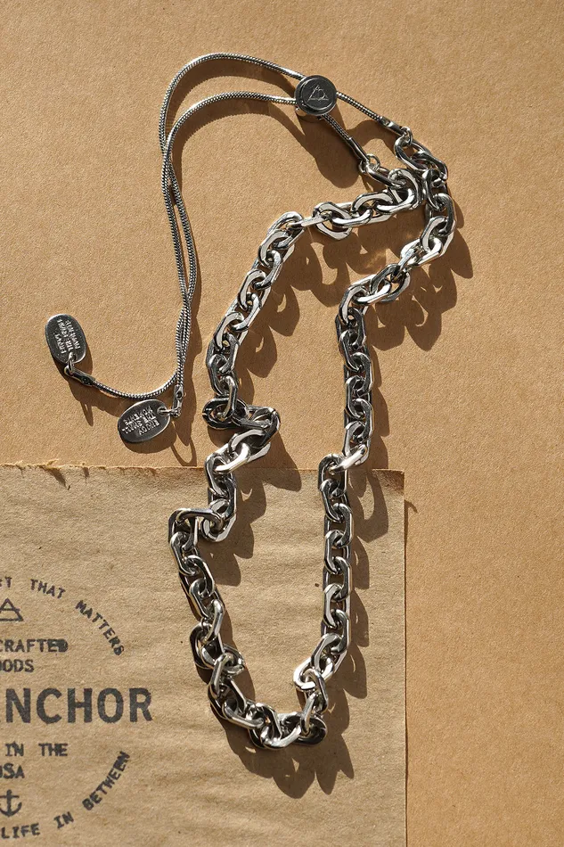 Air Anchor Necklaces All Linked Up Adjustable Chain Necklace