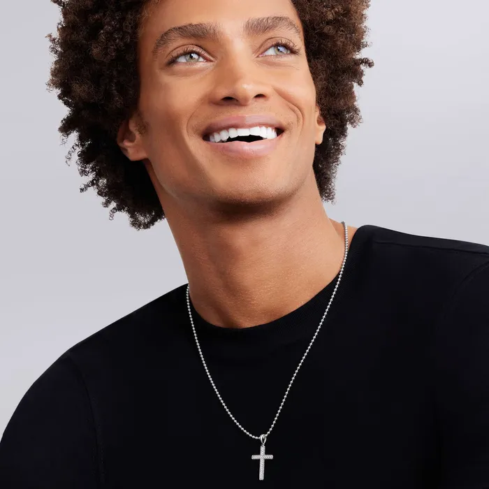 Anthem Diamond Cross Amulet Necklace LAGOS Necklaces Anthem Diamond Cross Amulet Necklace LAGOS Necklaces