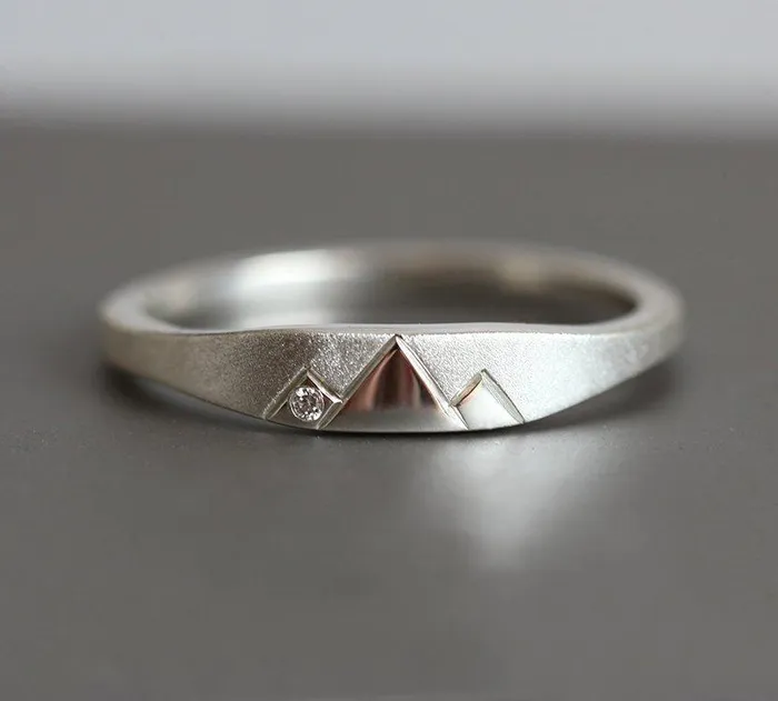 Anya Gold Wedding Ring Unique Wedding Ring Capucinne Rings