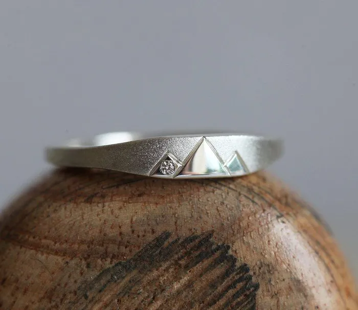 Anya Gold Wedding Ring Unique Wedding Ring Capucinne Rings