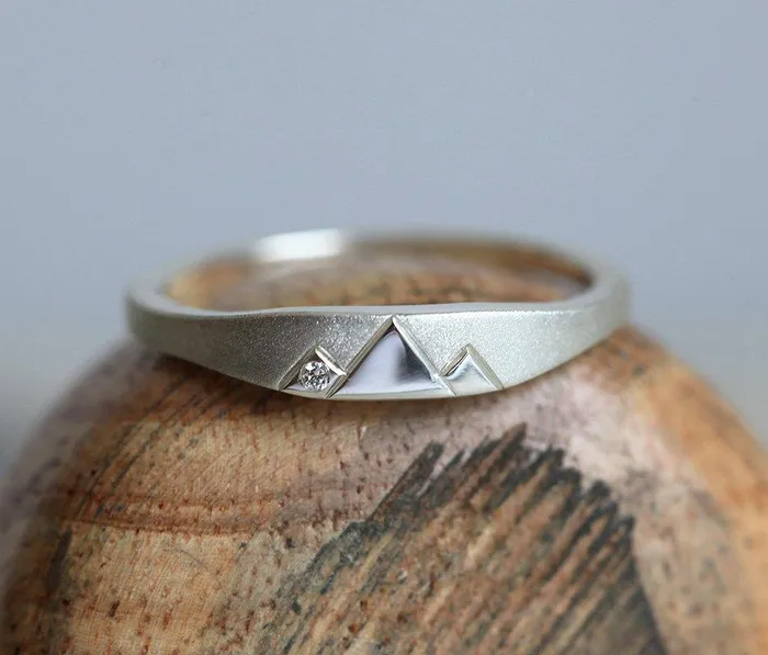 Anya Gold Wedding Ring Unique Wedding Ring Capucinne Rings