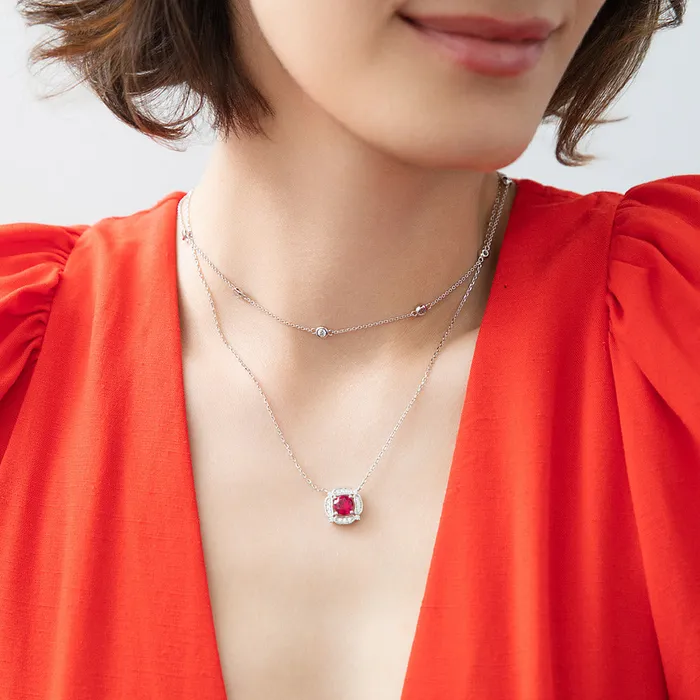 BERRICLE CZ by Yard Station Necklace in Sterling Silver Necklaces