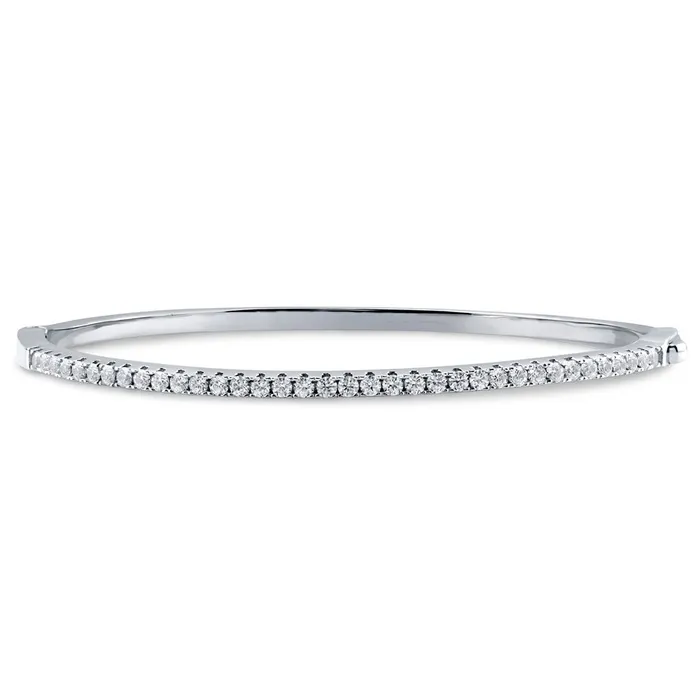 BERRICLE Rings CZ Bangle in Sterling Silver