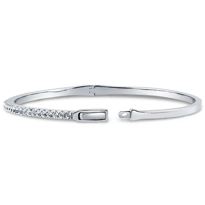 BERRICLE Rings CZ Bangle in Sterling Silver