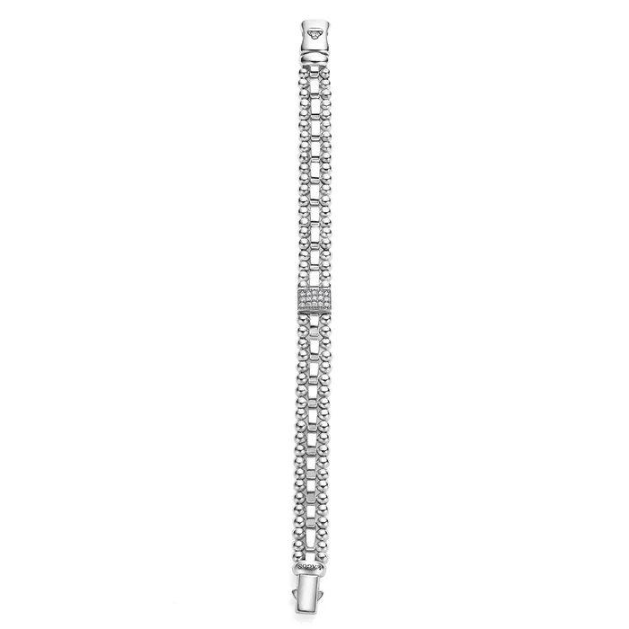 Bracelets Caviar Spark Single Station Diamond Link Bracelet Lagos Bracelets Caviar Spark Single Station Diamond Link Bracelet Lagos