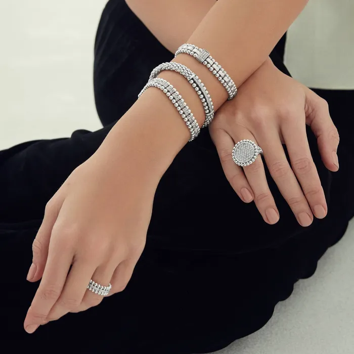 Bracelets Caviar Spark Single Station Diamond Link Bracelet Lagos Bracelets Caviar Spark Single Station Diamond Link Bracelet Lagos