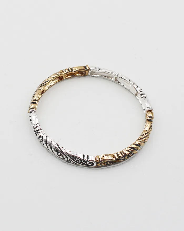 Bracelets Classic Patterned Stretch Bangle Bracelet 050522 Bracelets Classic Patterned Stretch Bangle Bracelet 050522