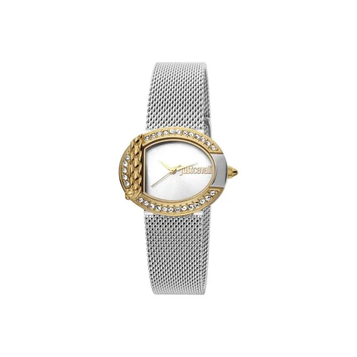 Bracelets Just Cavalli Just Cavalli Ladies Watch GoldSilver Color Case With Mesh Bracelet Bracelets Just Cavalli Just Cavalli Ladies Watch GoldSilver Color Case With Mesh Bracelet