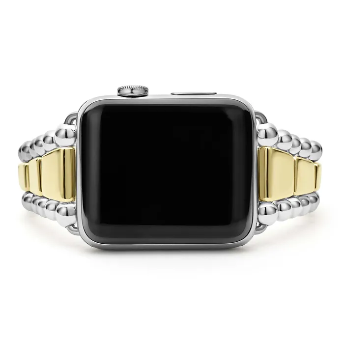 Bracelets Smart Caviar 18K Gold and Sterling Silver Watch Bracelet4249mm LAGOS Bracelets Smart Caviar 18K Gold and Sterling Silver Watch Bracelet4249mm LAGOS