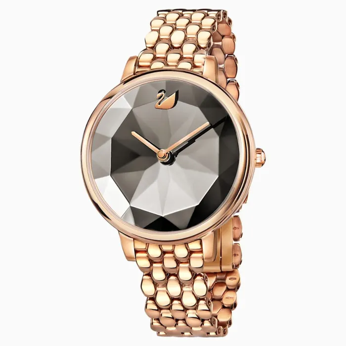 Bracelets Swarovski Swarovski Crystal Lake Watch Metal Bracelet Gray RoseGold Tone Bracelets Swarovski Swarovski Crystal Lake Watch Metal Bracelet Gray RoseGold Tone
