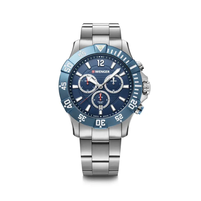 Bracelets Wenger Wenger Seaforce Chrono 43 Blue Dial Bracelet Mens Watch Bracelets Wenger Wenger Seaforce Chrono 43 Blue Dial Bracelet Mens Watch
