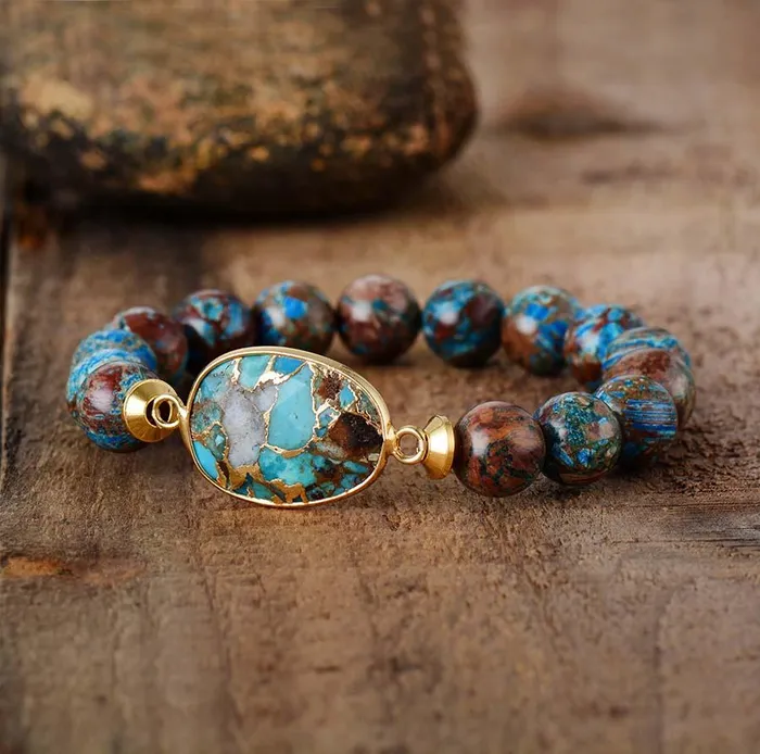 Bracelets WickedAF Blue Jasper Bracelet