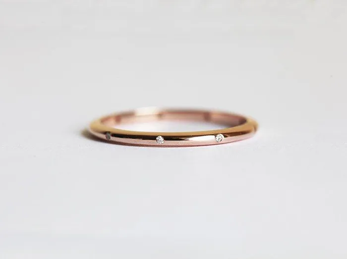 Capucinne Rings Engagement Ring Diamond Ring Set