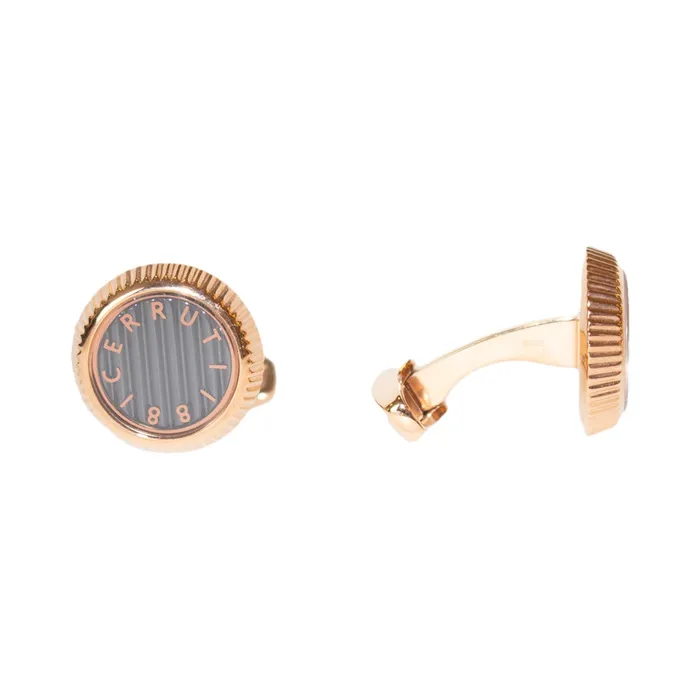Cerruti Cerruti Cufflink Rose Gold Plated Earrings