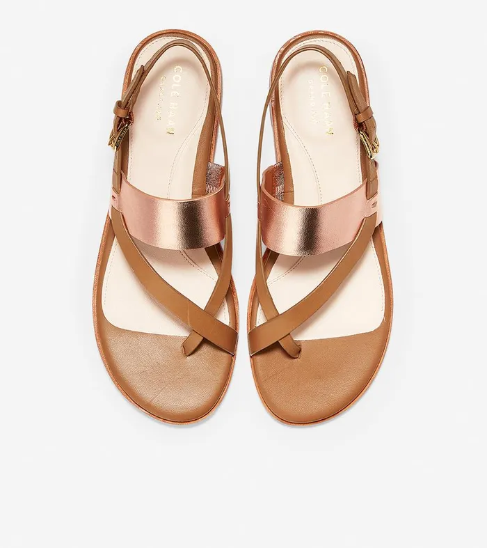 Cole Haan Anica Thong SandalPecanRose Gold95 PecanRose Goldsize 95 Cole Haan Earrings