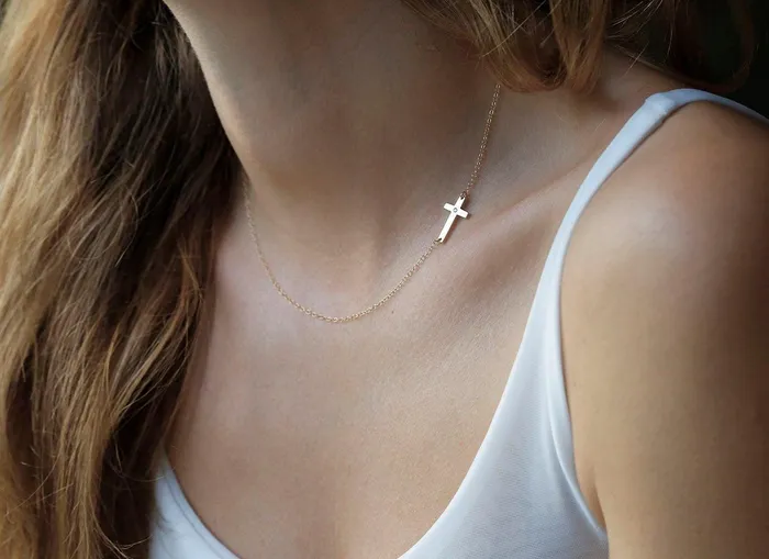 Cross Necklace Diamond Cross Capucinne Necklaces