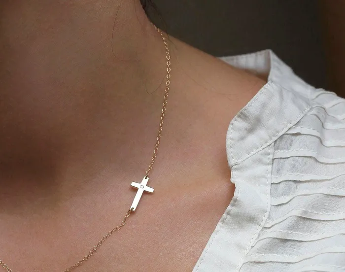 Cross Necklace Diamond Cross Capucinne Necklaces