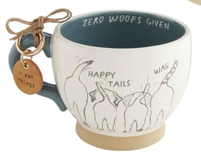 Dog Mug Collar Charm Sets by Mud Pie Mud Pie Charm Necklaces