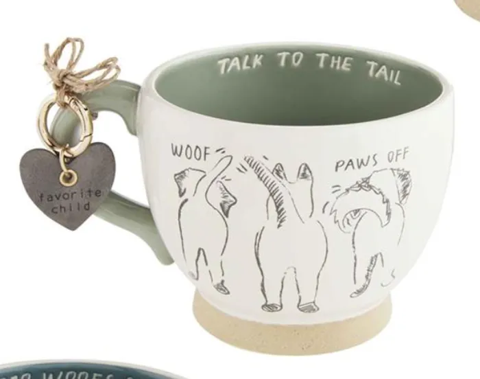 Dog Mug Collar Charm Sets by Mud Pie Mud Pie Charm Necklaces