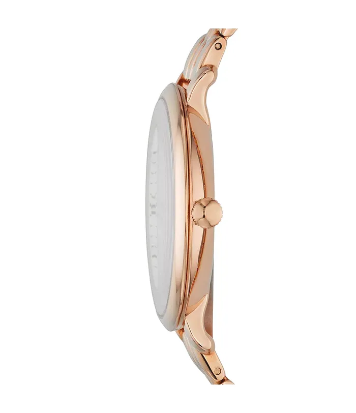 Earrings Fossil Fossil Jacqueline ThreeHand Date Rose GoldTone Stainless Steel Watch and Jewelry Set