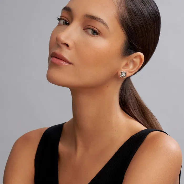 Earrings LAGOS Rittenhouse White Topaz Stud Earrings Earrings LAGOS Rittenhouse White Topaz Stud Earrings