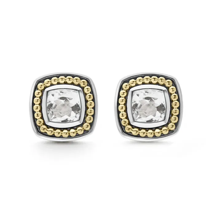 Earrings LAGOS Rittenhouse White Topaz Stud Earrings Earrings LAGOS Rittenhouse White Topaz Stud Earrings