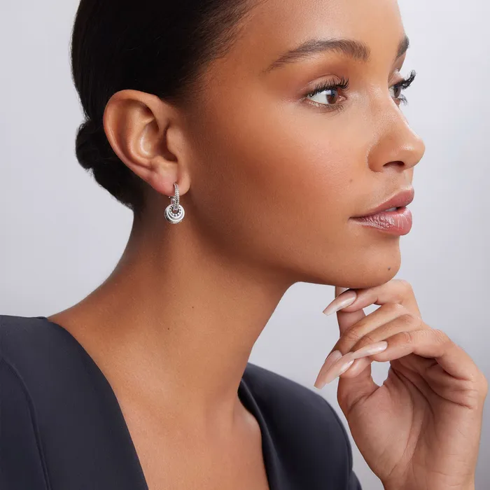 Earrings Signature Caviar Fluted Disc Beaded Hoop Earrings Lagos Earrings Signature Caviar Fluted Disc Beaded Hoop Earrings Lagos