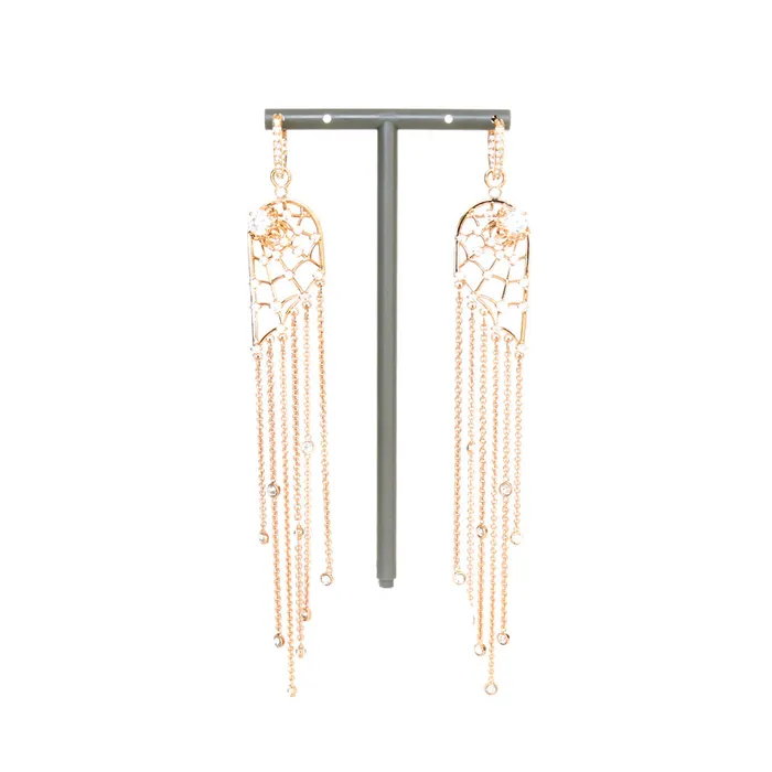 Earrings SwarovskiPrecisely Chandelier Pierced EarringsWhite RoseGold Tone One Size Swarovski Earrings SwarovskiPrecisely Chandelier Pierced EarringsWhite RoseGold Tone One Size Swarovski