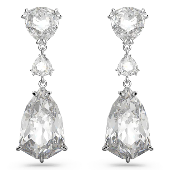Earrings Swarovski Swarovski Mesmera Drop Earrings Mixed cuts White Rhodium plated Earrings Swarovski Swarovski Mesmera Drop Earrings Mixed cuts White Rhodium plated
