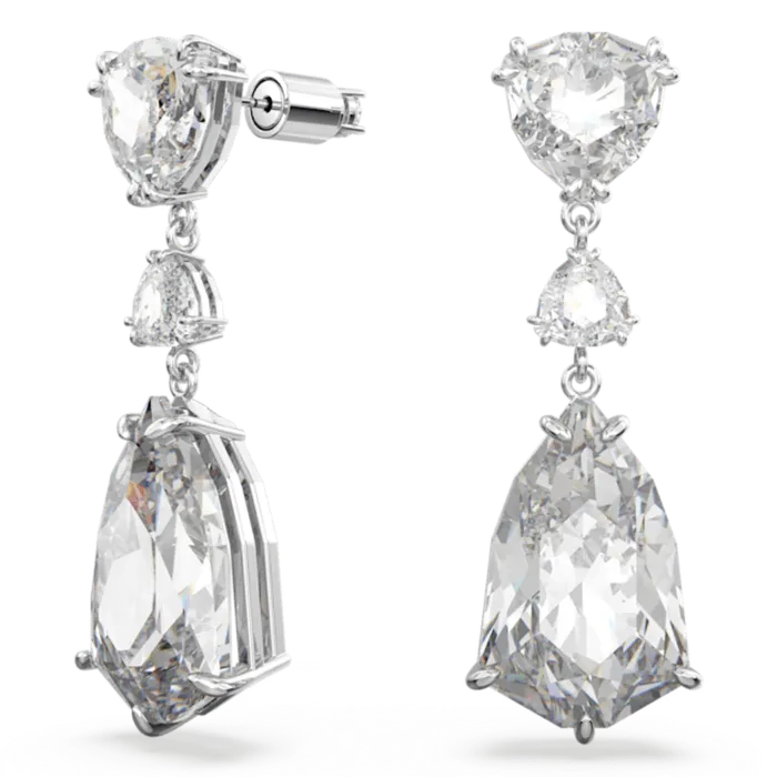 Earrings Swarovski Swarovski Mesmera Drop Earrings Mixed cuts White Rhodium plated Earrings Swarovski Swarovski Mesmera Drop Earrings Mixed cuts White Rhodium plated