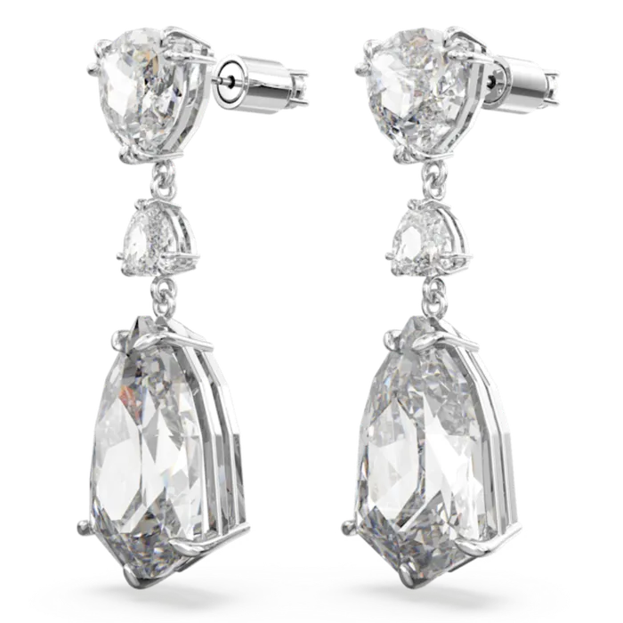 Earrings Swarovski Swarovski Mesmera Drop Earrings Mixed cuts White Rhodium plated Earrings Swarovski Swarovski Mesmera Drop Earrings Mixed cuts White Rhodium plated