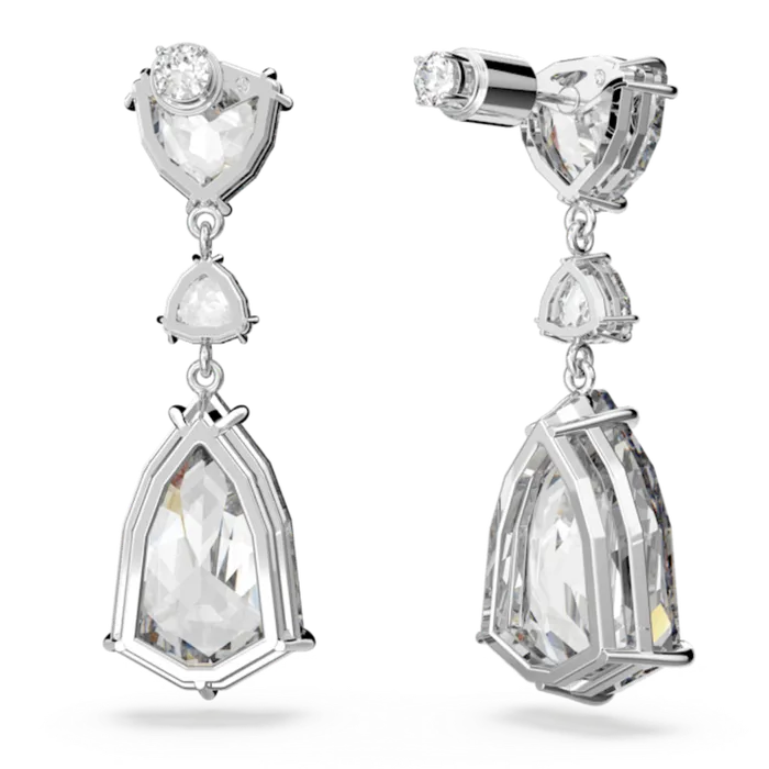Earrings Swarovski Swarovski Mesmera Drop Earrings Mixed cuts White Rhodium plated Earrings Swarovski Swarovski Mesmera Drop Earrings Mixed cuts White Rhodium plated