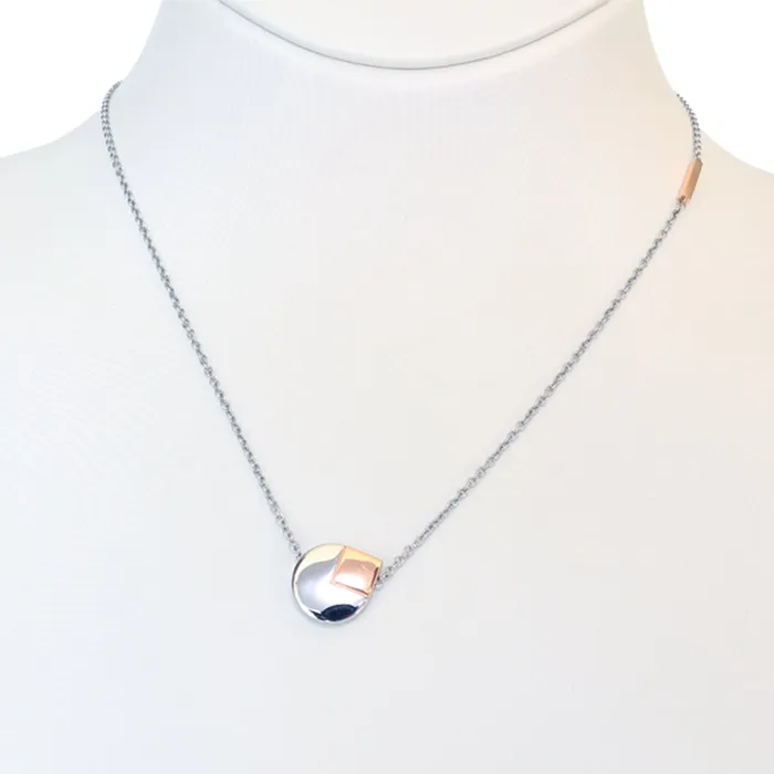Esprit Necklace Silver Color Stainless Steel With Heart Pendant Esprit Necklaces Esprit Necklace Silver Color Stainless Steel With Heart Pendant Esprit Necklaces