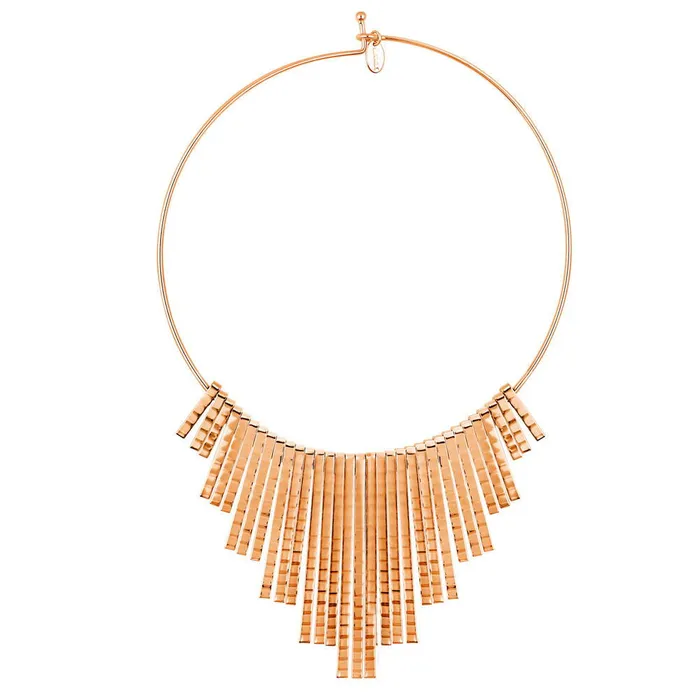 Fringe Choker in Rose GoldTone BERRICLE Earrings