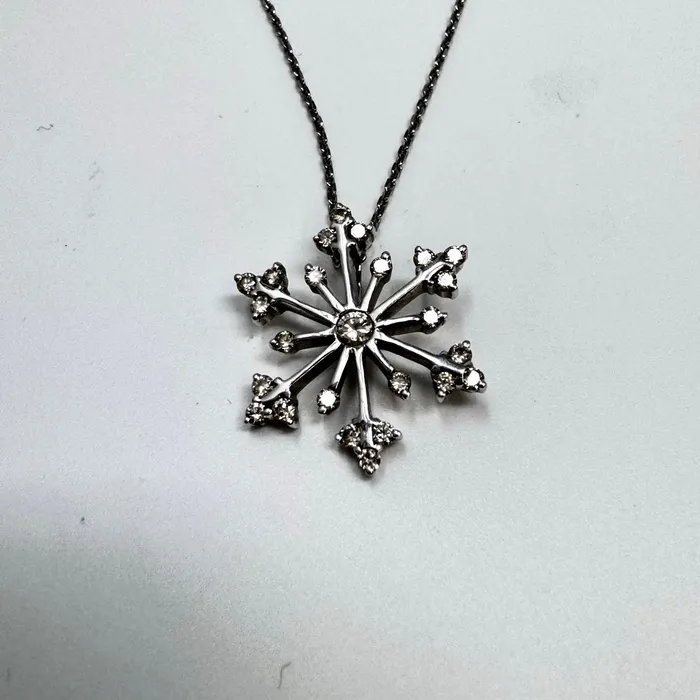 Jewelry Snowflake Necklace Necklaces